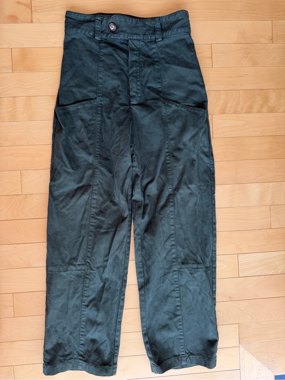 Rita Row Teca Pant dark green size 34 XS utility cargo trousers